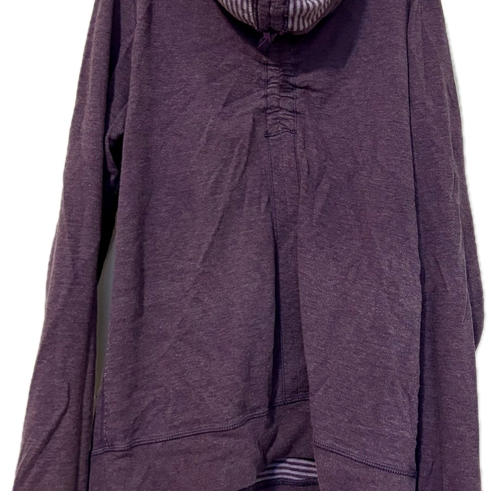lululemon athletica reversible Purple Cowl Neck Sweater